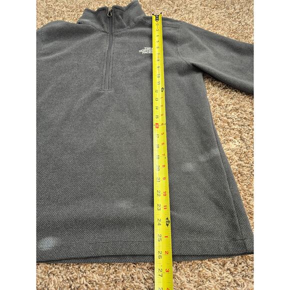 The North Face Men’s Gray Quarter Zip Fleece Pullover Jacket Size M Gorpcore - Picture 5 of 7